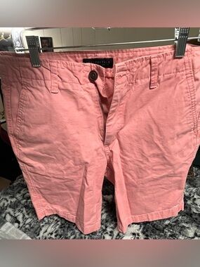 Aeropostale Men's Size 30 Pink 100% Cotton Chino Flat Front Shorts